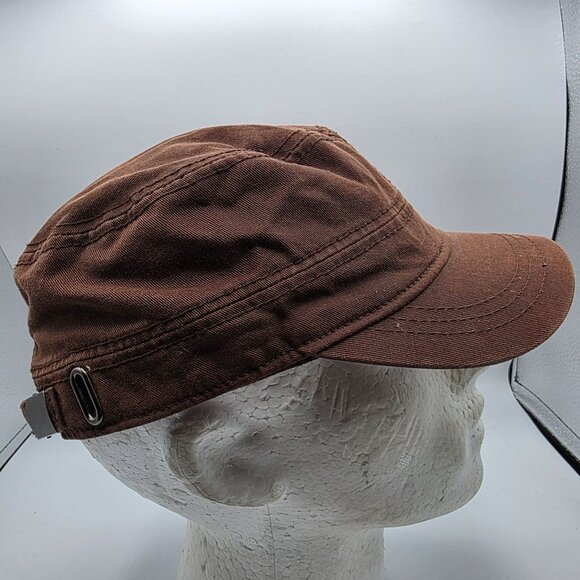 Kooringal Brown Cotton Cap Adjustable One Size Casual Outdoor Hat Lightweight - Picture 4 of 9